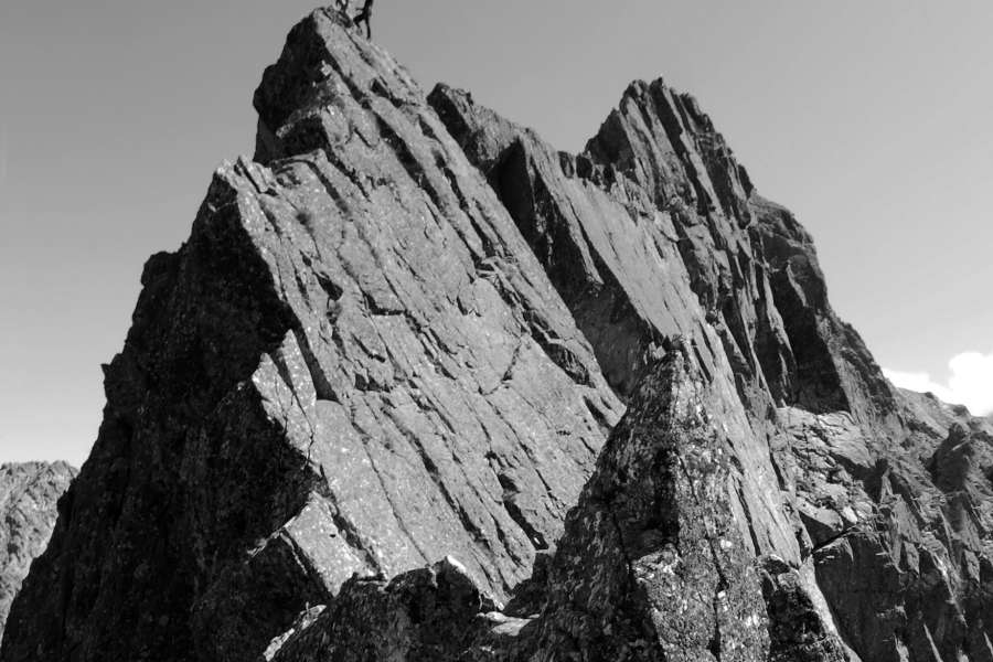 Zamarła Turnia, na szczycie taternicy