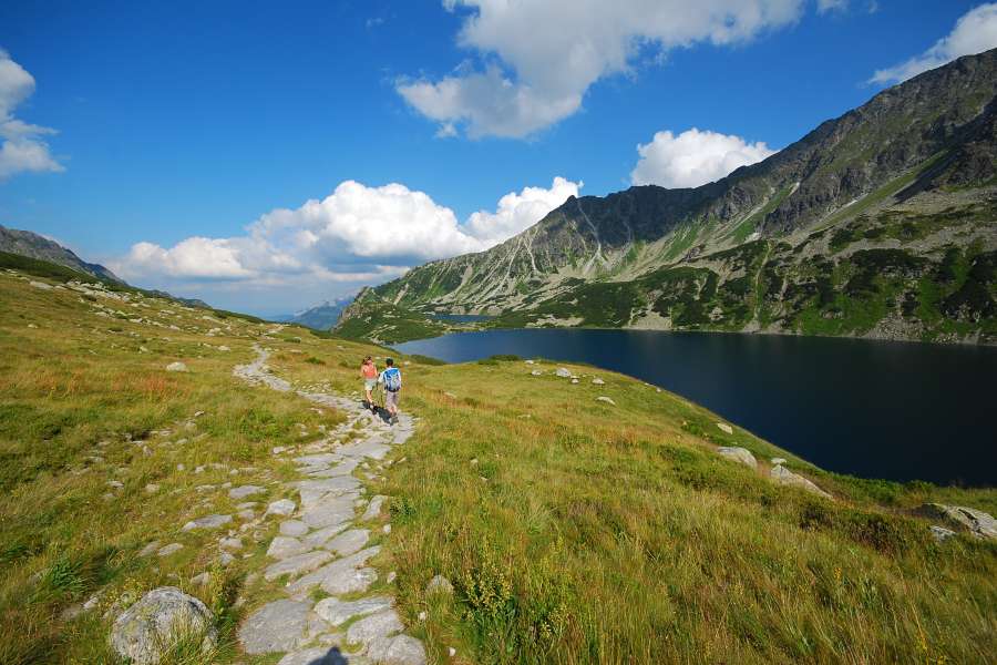 powrót z Kziego Wierchu, Dolina Pięciu Stawów Polskich